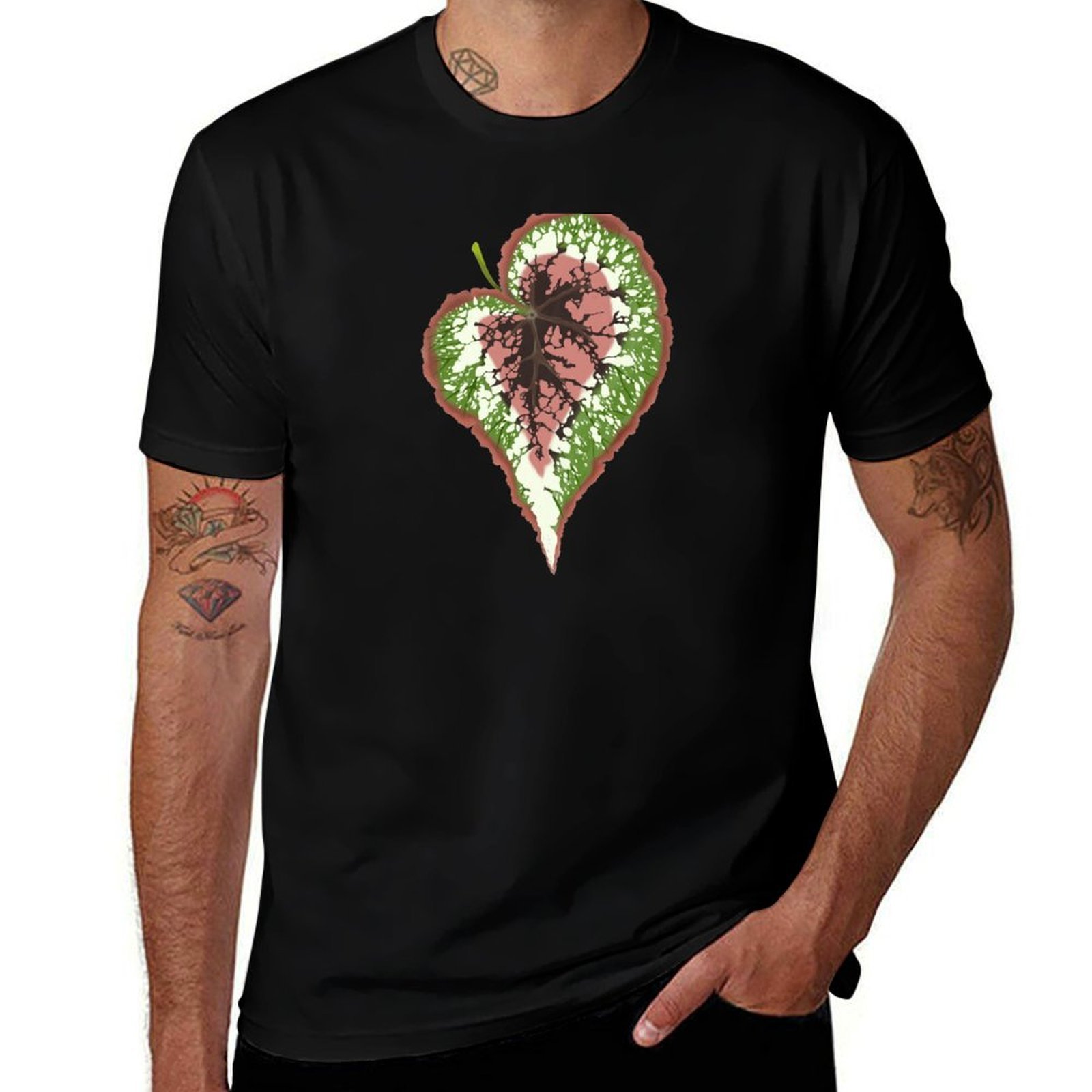 Begonia Rex - ベゴニアレックス Tシャツ ベーシック シンプルデザイン 半袖シャツ
