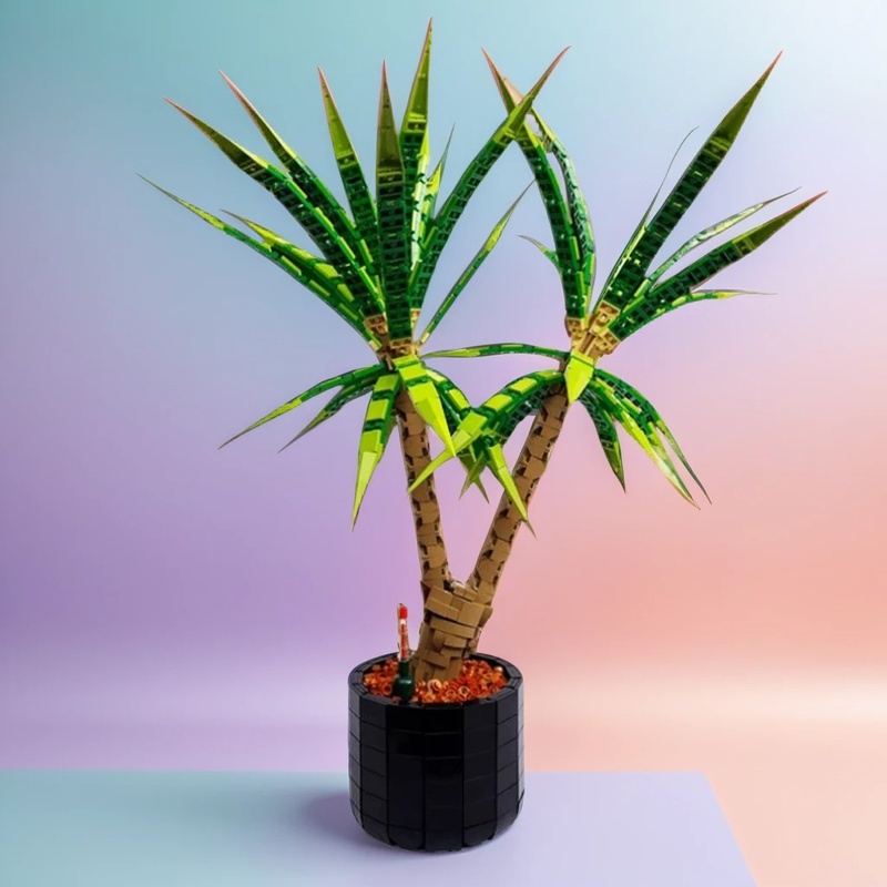 Dracaena Marginata - 1961ピース MOC ドラセナ・マージナタ ドラゴンツリー クリエイティブアドバンスドビルドモデル ビルディングブロック