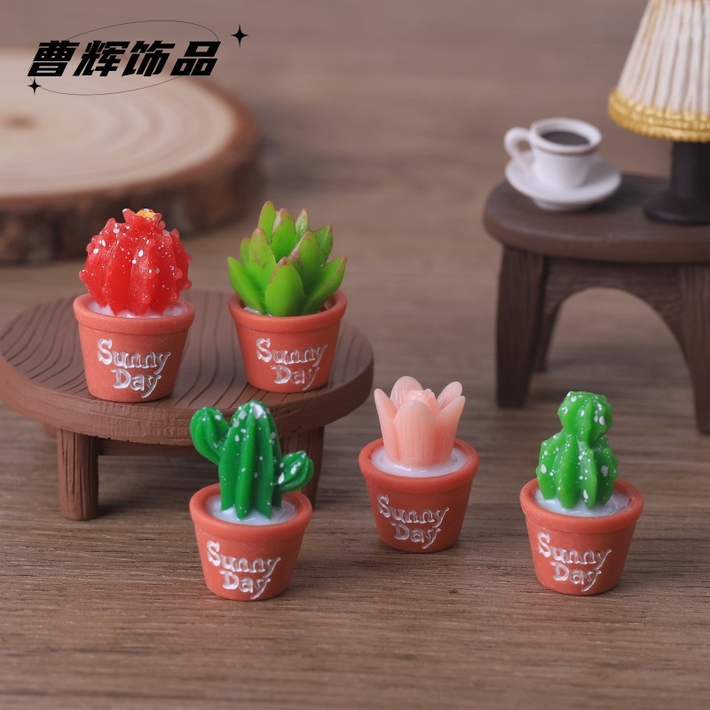 Echeveria Succulent - 5 個シミュレーション多肉植物鉢植えガーデニング造園マイクロ風景装飾アクセサリーデスクトップ車の装飾品