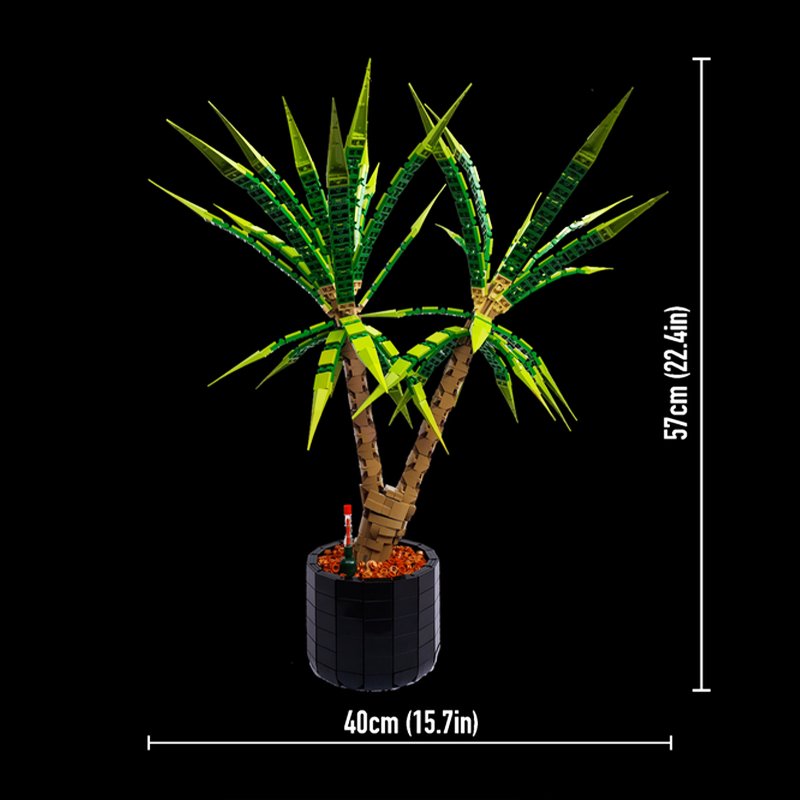 1961ピース MOC 中世の城 ドラセナ・マリグナタ ドラ - Dracaena Marginata のレビューと価格