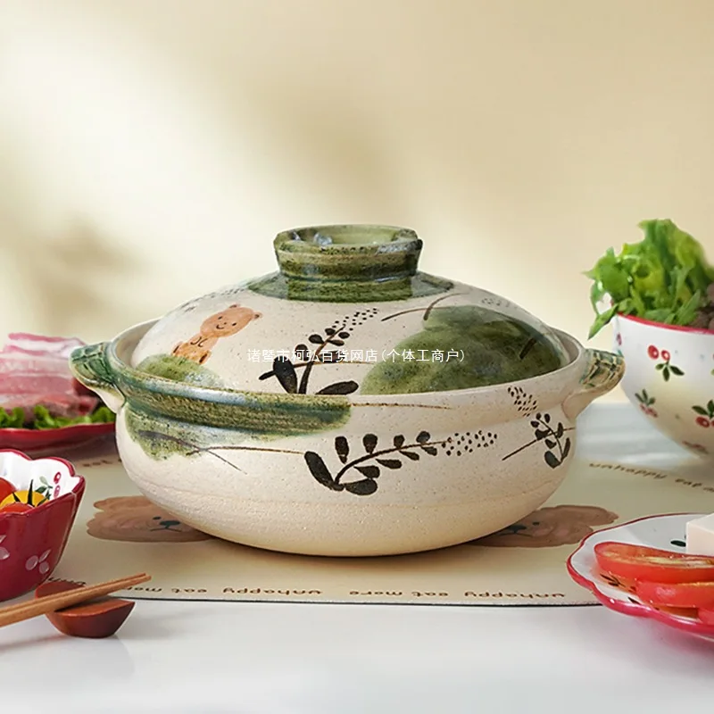 焼成浅型粘土家庭用キャセロール鍋、ワンゴアロエベラスープベア - Aloe Vera Pot のレビューと価格