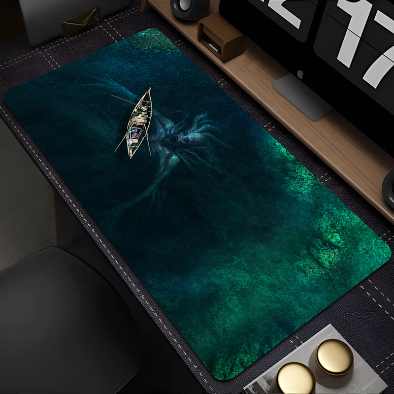 海のモンスターと船のマウスパッド、紫色のゲームアニメマウスパ - Tradescantia Purple のレビューと価格