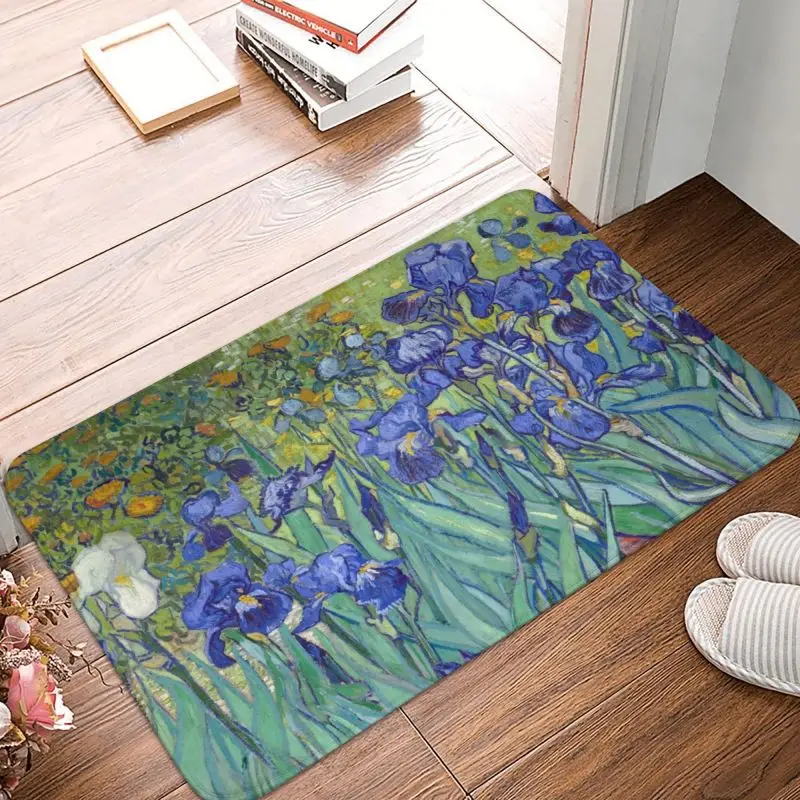 キッチンとバスルーム用の芸術的な花の絵画が付いた滑り止めのド - Maranta Prayer Plant のレビューと価格