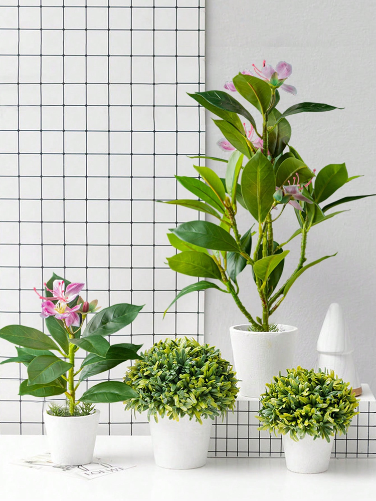 21-40 センチメートル人工ツツジ植物偽ゴムの木熱帯ヤシの - Ficus Lyrata Tree のレビューと価格
