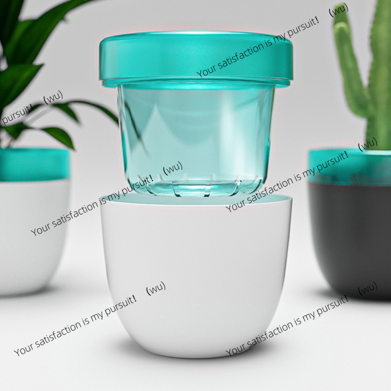 自動吸水レイジーフラワーポット、多肉植物アロエベラ用の水やり - Aloe Vera Pot のレビューと価格