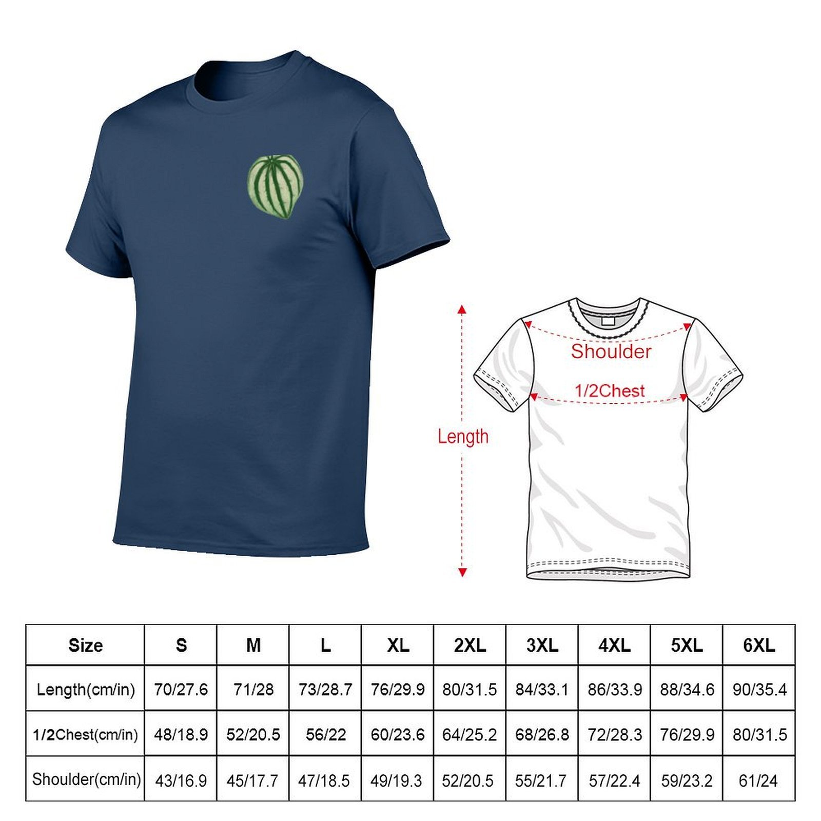 ペペロミア ウォーターメロン Tシャツ ミニマルアートプリン - Peperomia Watermelon のレビューと価格