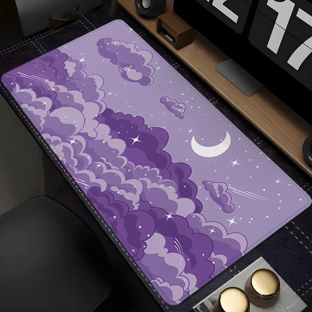 VIKAMA パープルクラウドムーンスター大型マウスパッドド - Tradescantia Purple のレビューと価格