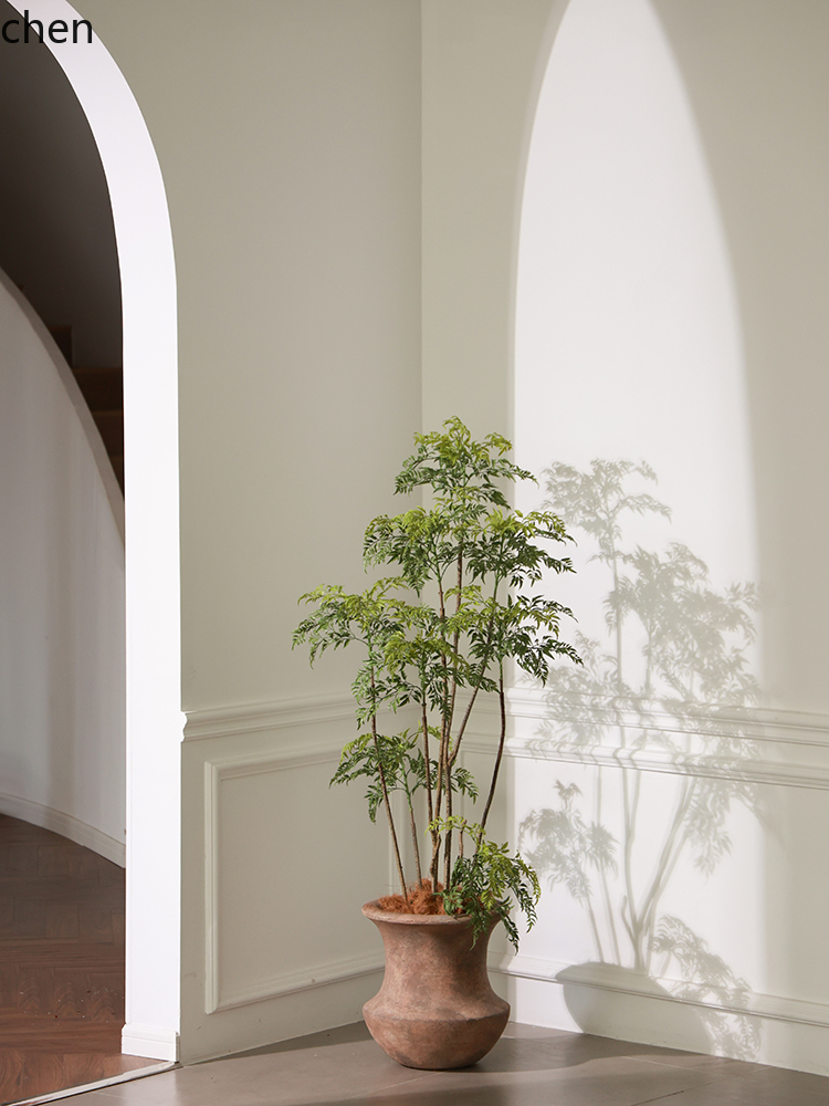 LYY フロアベース グリーンプラント 人工フェイクツリー  - Ficus Lyrata Tree のレビューと価格