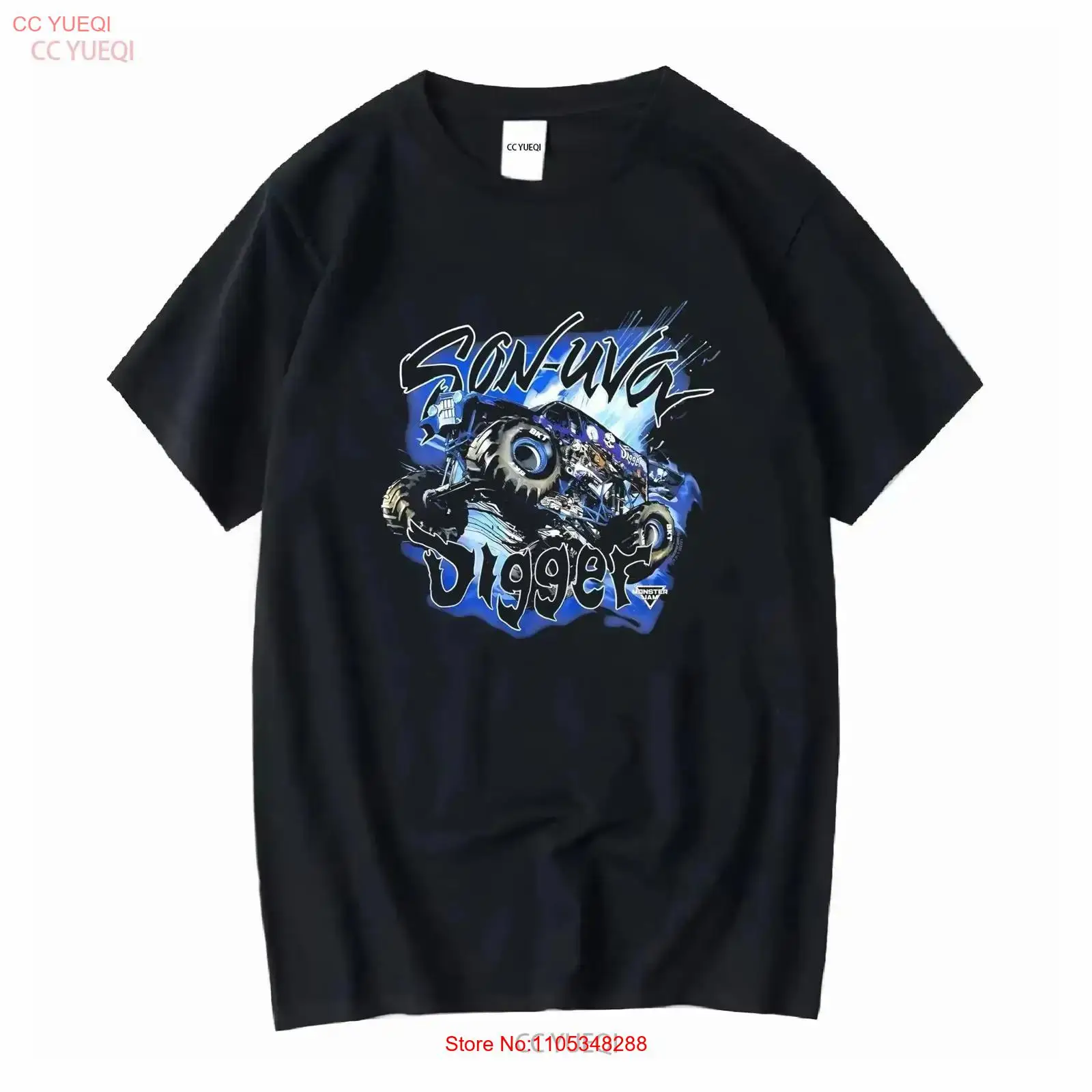 ラージ ソン ウバ ディガー モンスター トラック Tシャツ - Monstera Adansonii のレビューと価格