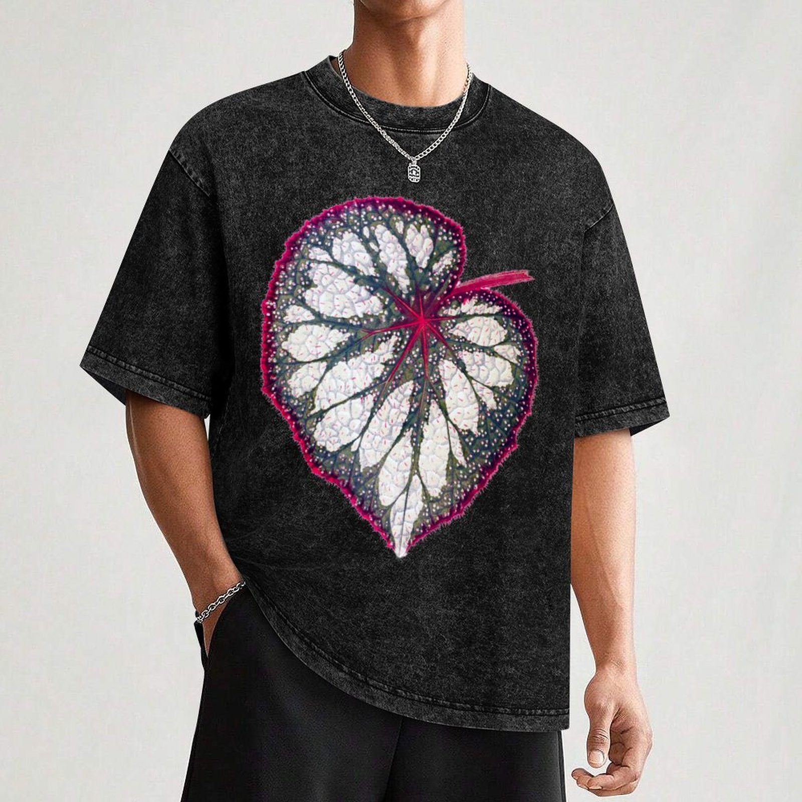 ベゴニア レックス Tシャツ ホリデー シンプル Tシャツ - Begonia Rex のレビューと価格