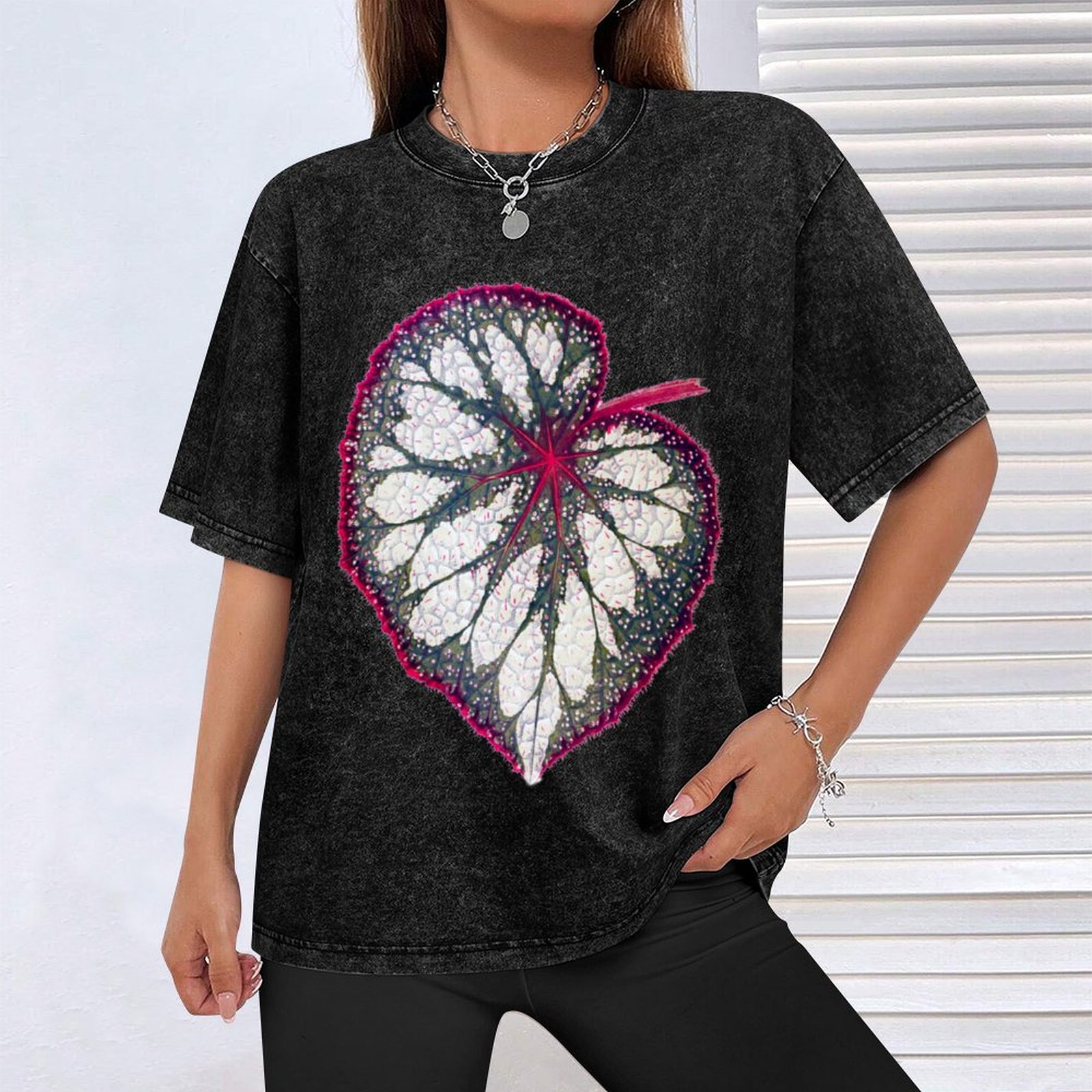 ベゴニア レックス Tシャツ ホリデー シンプル Tシャツ - Begonia Rex のレビューと価格