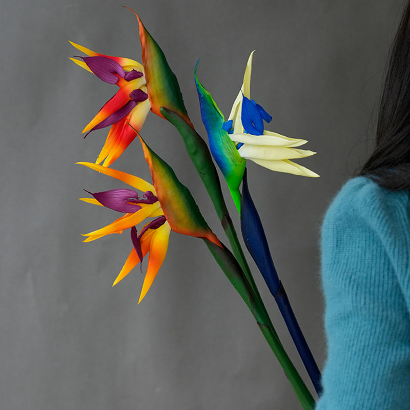 1PC 人工楽園鳥花、フェイクバードオブパラダイスストレリチ - Bird Paradise Strelitzia のレビューと価格