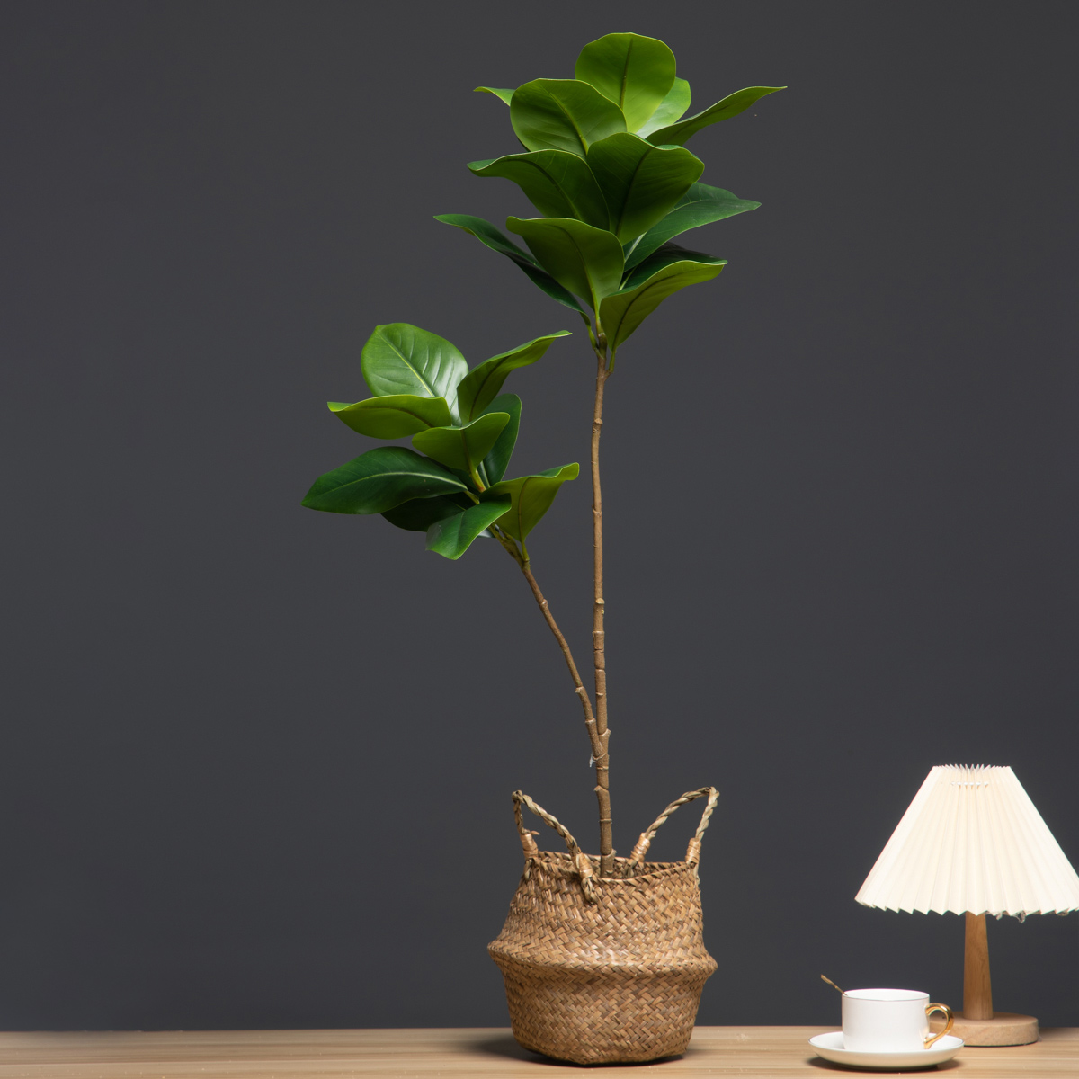 105 センチメートル 2 フォーク大型人工植物偽マグノリア - Dracaena Marginata のレビューと価格