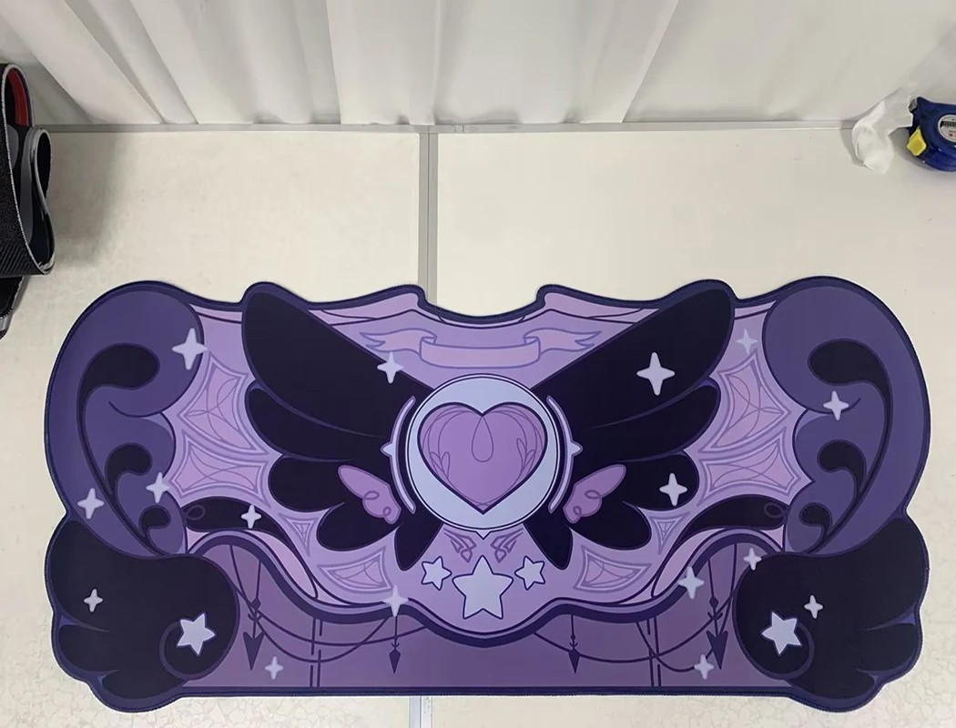 VIKAMA マウスパッド デスクマット 不規則な紫黒ハート - Tradescantia Purple のレビューと価格